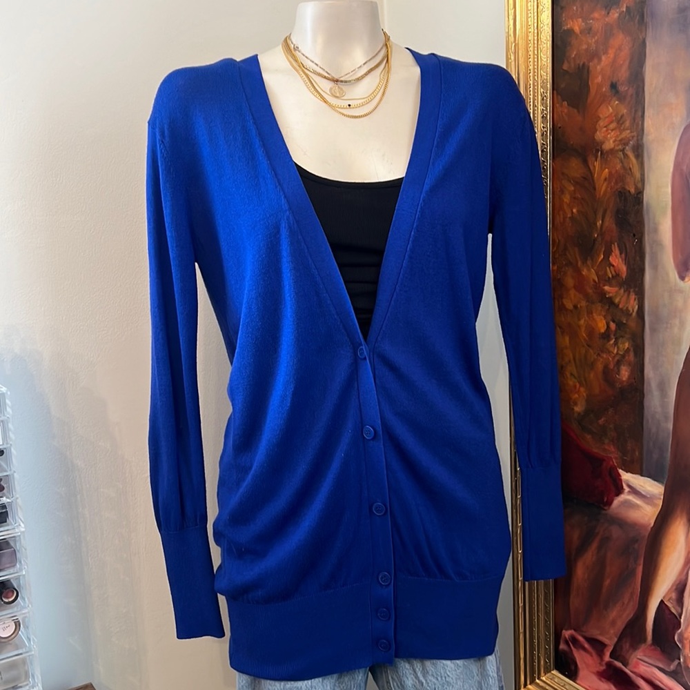 95% Silk 5% Cashmere Cardigan by Moda International for Victorias Secret